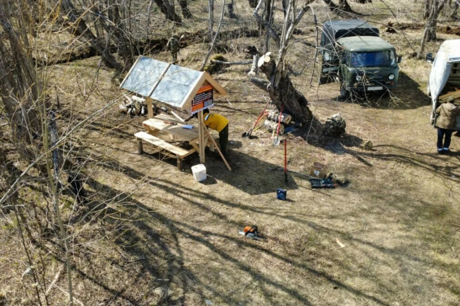 В камчатских лесах оборудуют места для отдыха . Фото: kamgov.ru. Фотография 1
